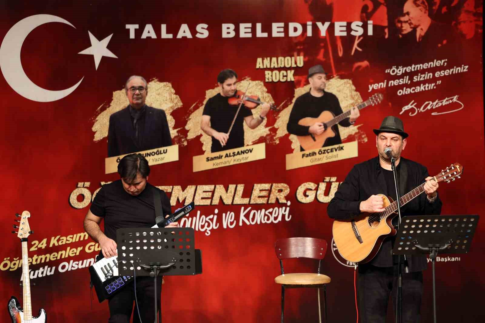 Talas’ta Öğretmenler Günü’ne özel konser ve söyleşi