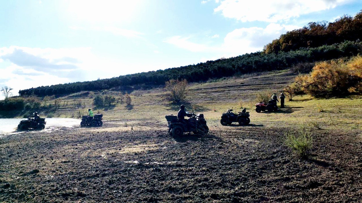 Mudanya’da atv tutkunlarının off road heyecanı
