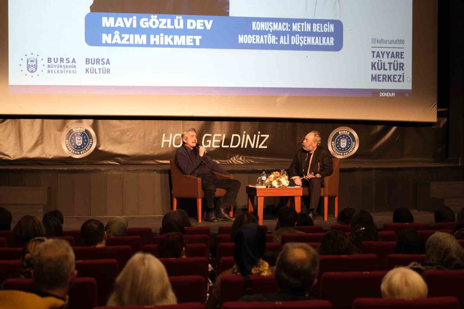 ’Mavi gözlü dev’ Nâzım Hikmet, Bursa’da anıldı