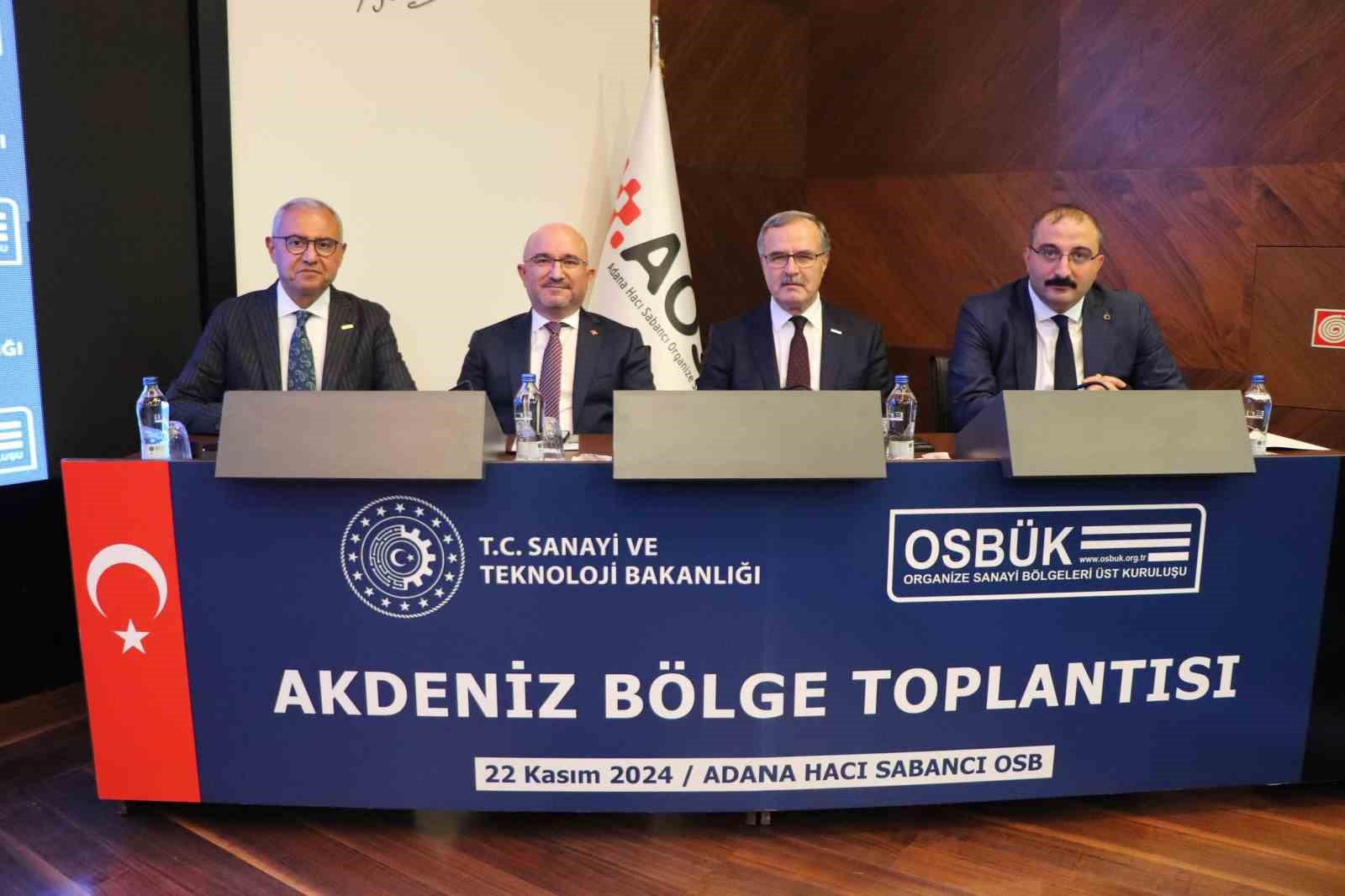 AOSB’de “Akdeniz Bölgesi Sanayi Zirvesi”
