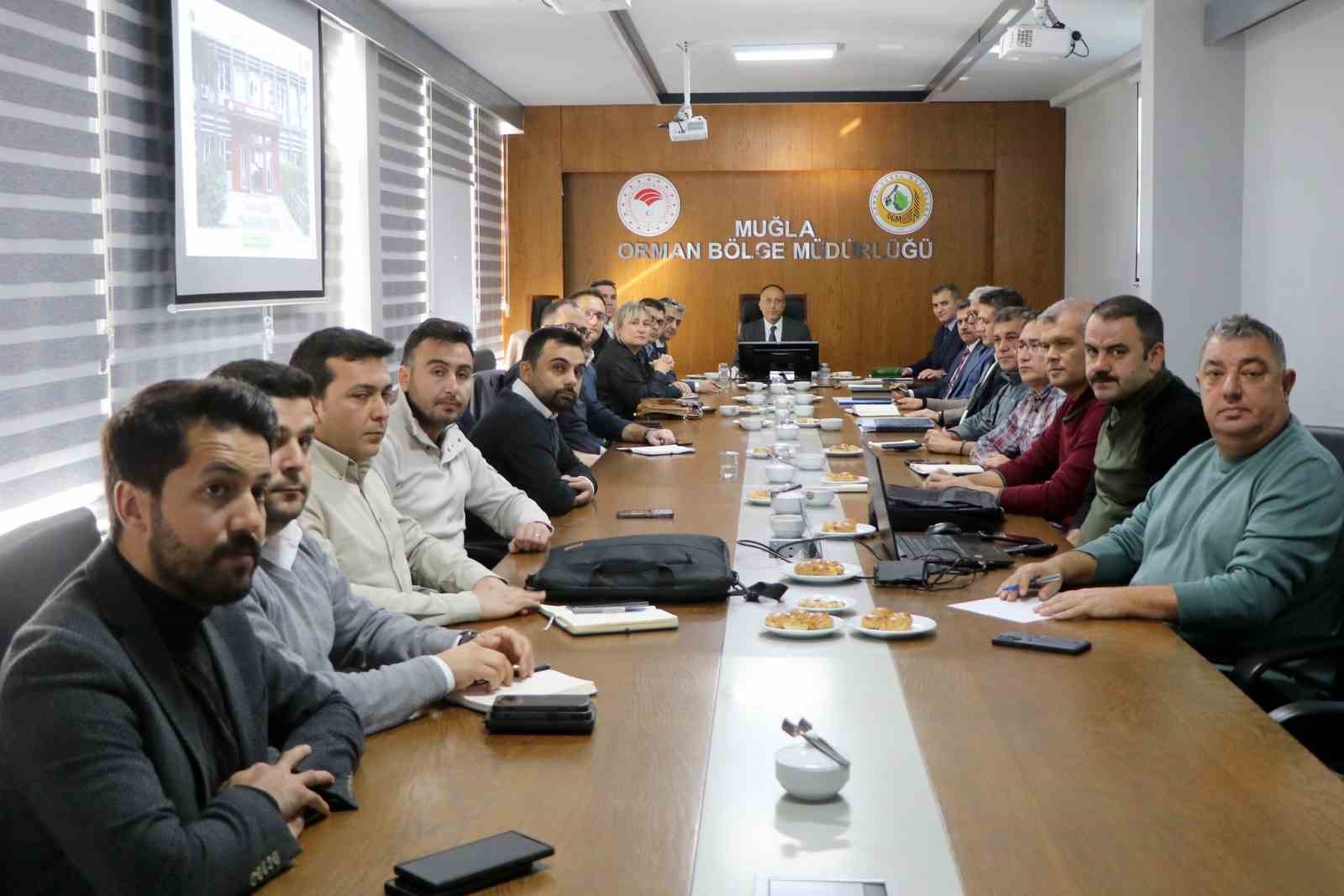 Muğla’da enerji nakil hatları kaynaklı yangınlara karşı toplantı düzenlendi