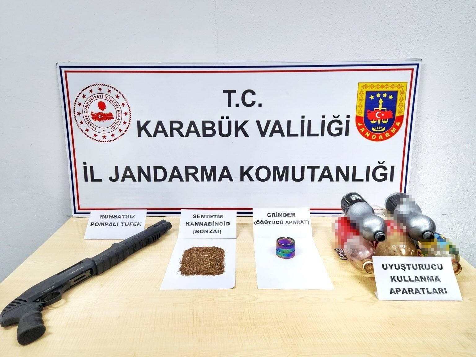 Karabük’te uyuşturucu operasyonu