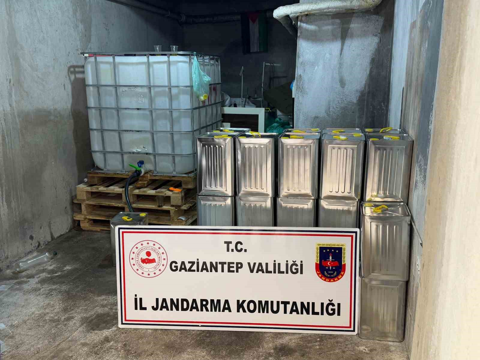 Gaziantep’te 1,5 milyon lira değerinde sahte zeytinyağı ele geçirildi
