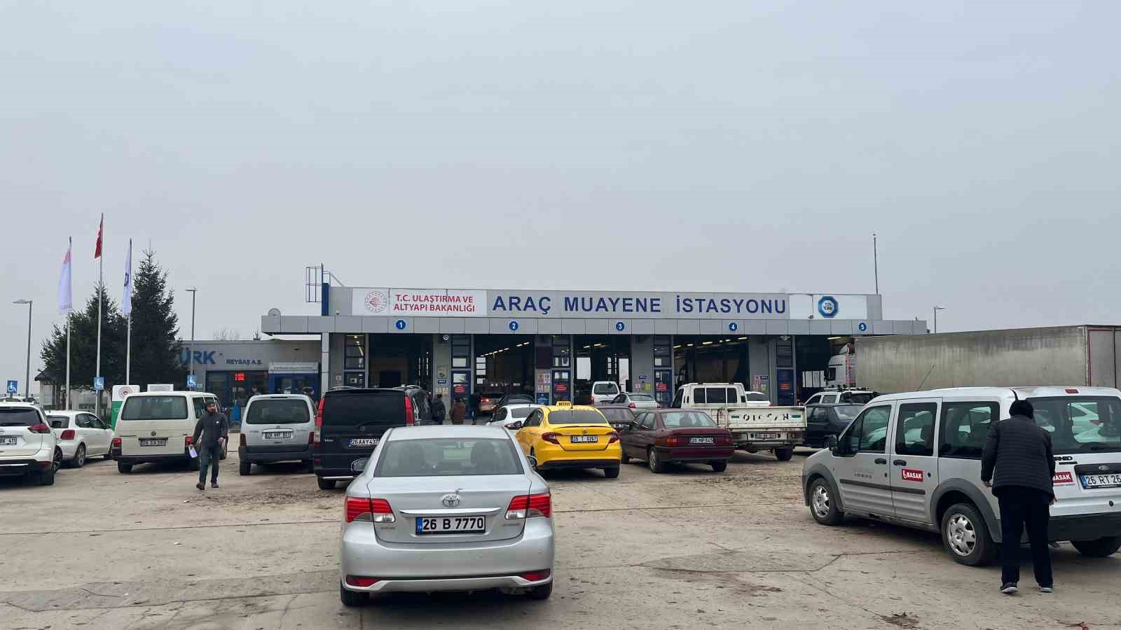 Araç muayenelerinde yıl sonu yoğunluğu
