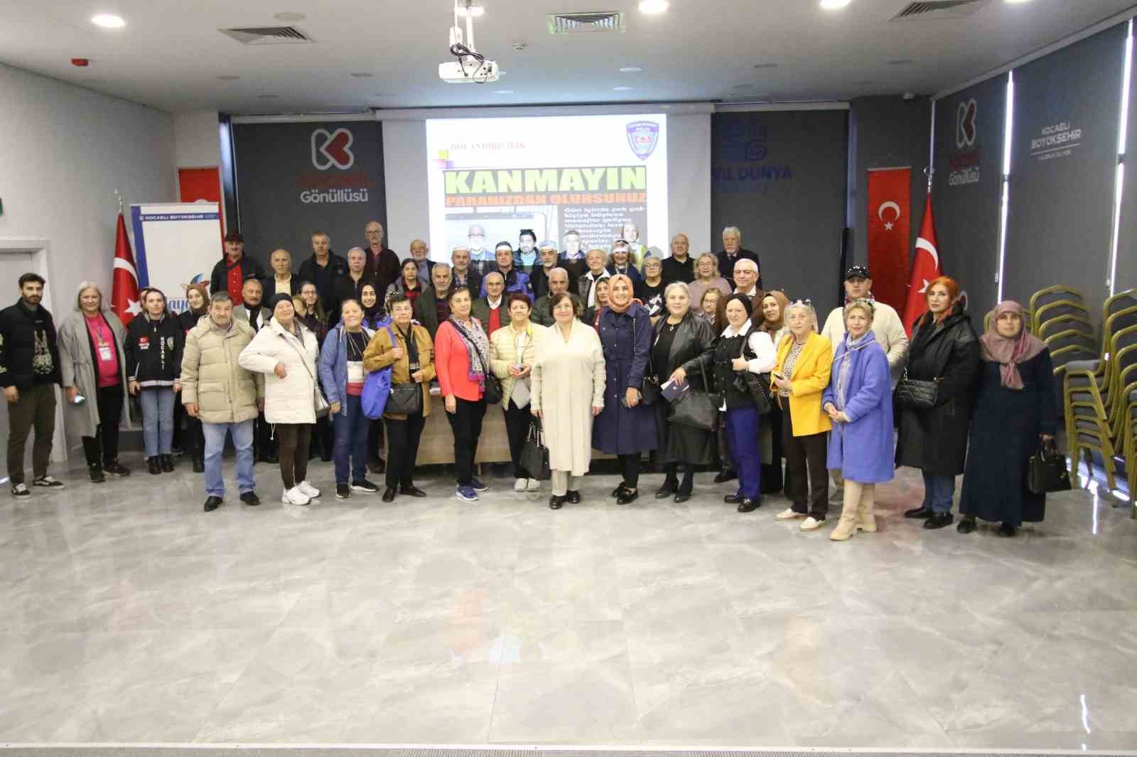 65 yaş üstü vatandaşlara güvenlik tedbirleri eğitimi
