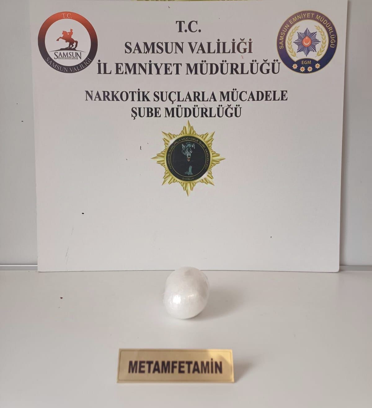 Samsun’da uyuşturucuyla yakalanan şahıs gözaltına alındı