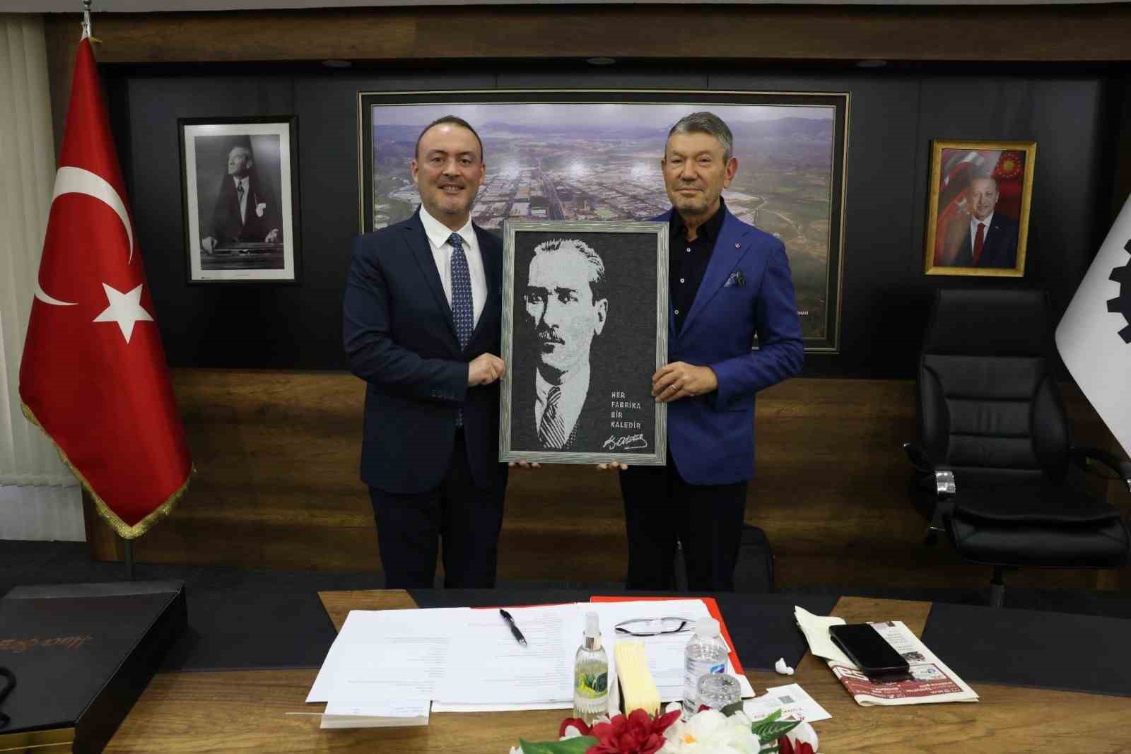 İş d&uuml;nyasından Denizli OSB&rsquo;nin yeni y&ouml;netimine tebrik ziyareti
