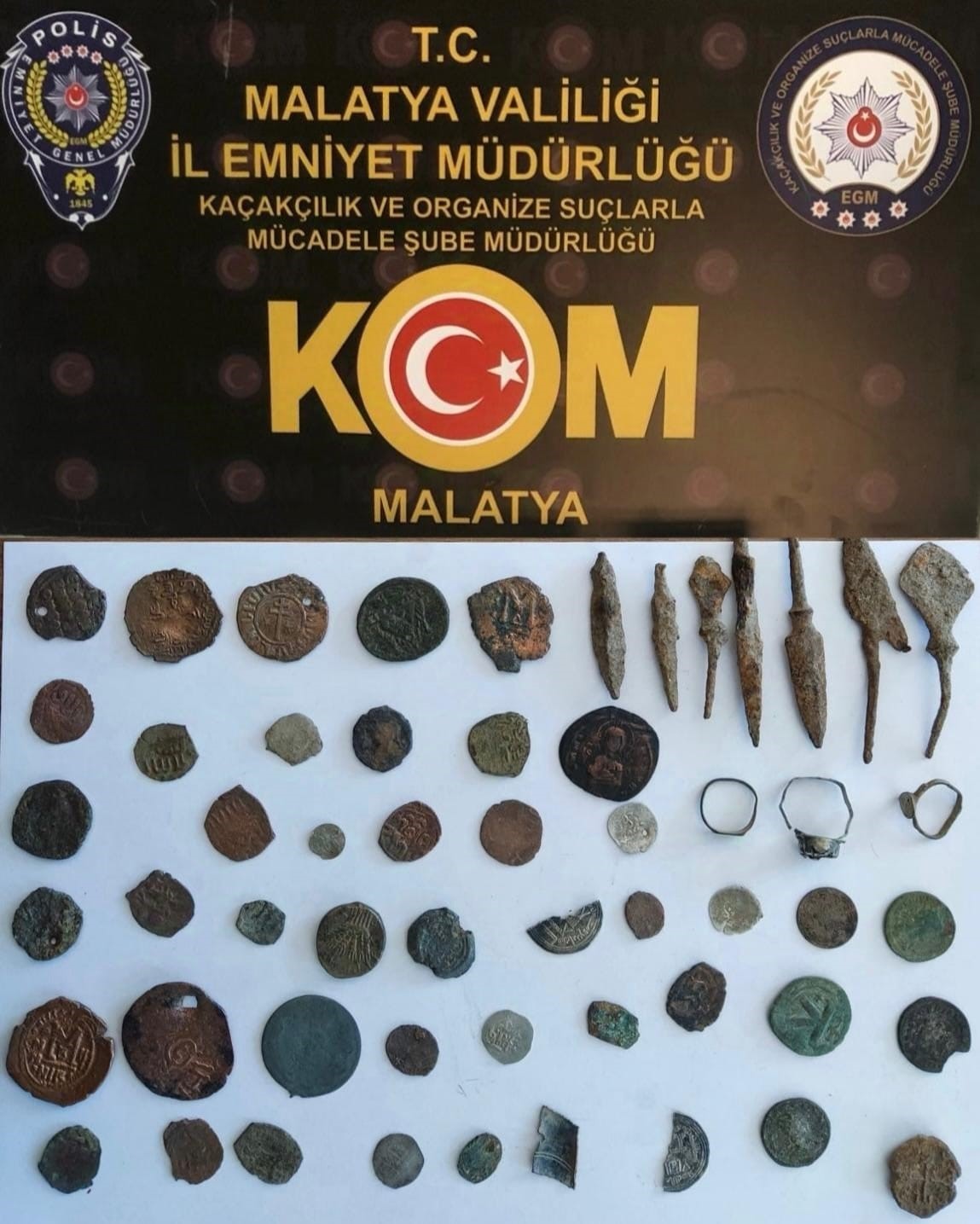 Malatya&rsquo;da tarihi eser ka&ccedil;ak&ccedil;ılarına operasyon
