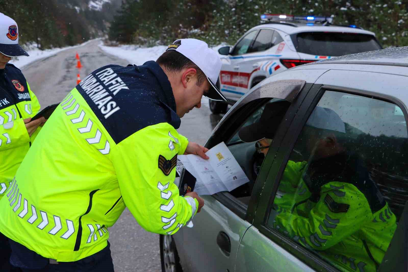 Sinop’ta sürücülere güvenli sürüş bilgilendirmesi