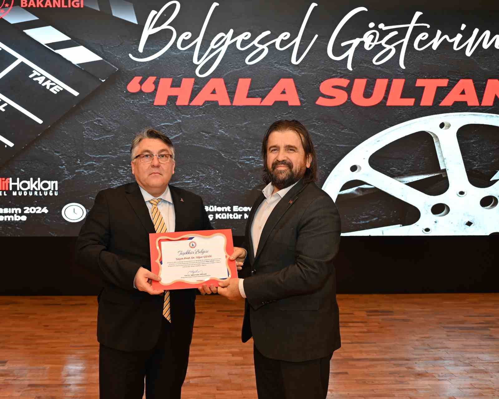 BEUN&rsquo;da &ldquo;Hala Sultan&rdquo; adlı belgesel g&ouml;sterimi ger&ccedil;ekleştirildi
