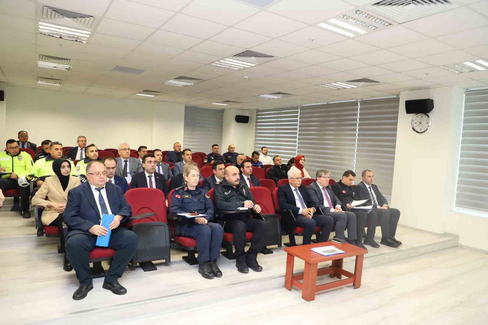 Çankırı’da kış mevsimindeki tedbirleri masaya yatırıldı