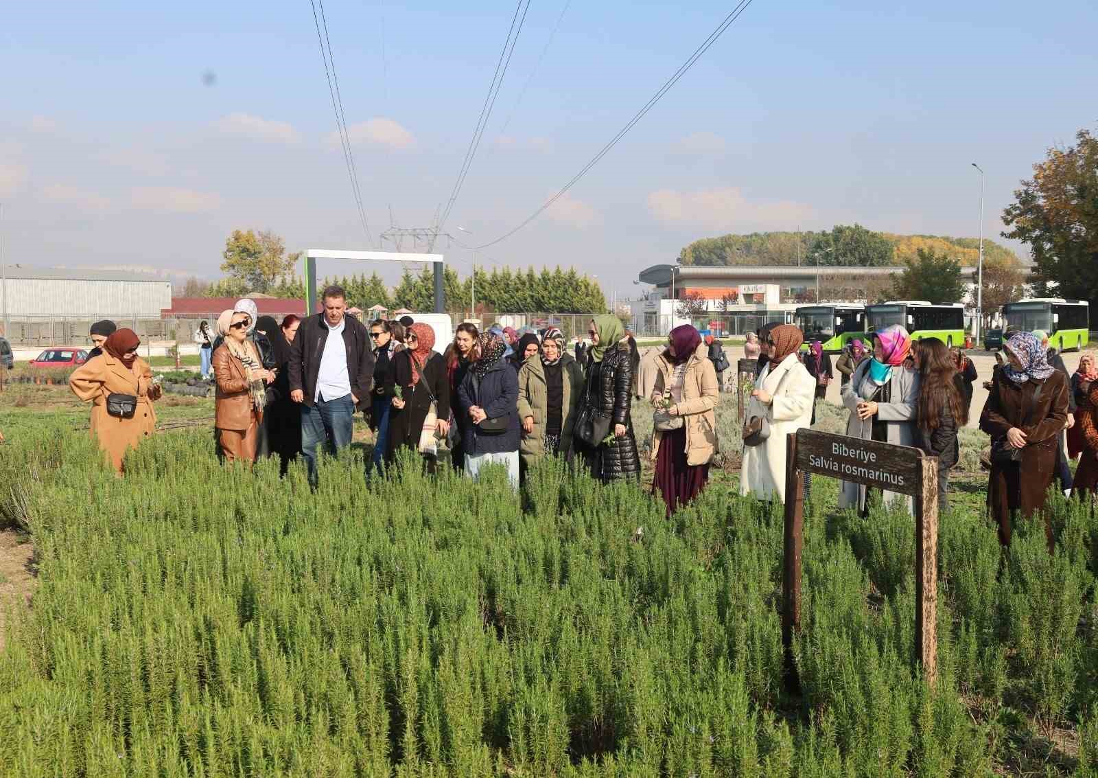 Kadın çiftçiler teleferikle eşsiz deneyim yaşadı
