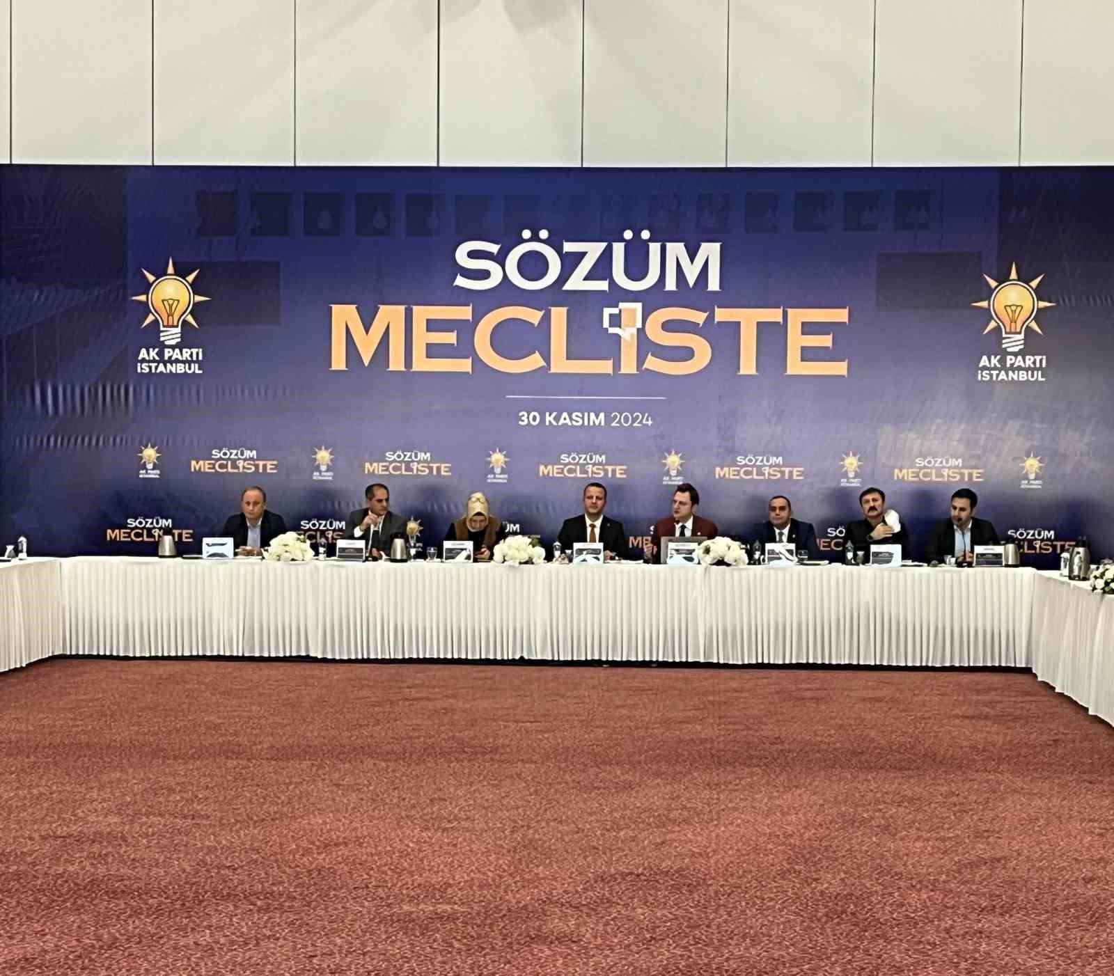 AK Parti İstanbul İl Başkanlığı &quot;2. Sözüm Mecliste&quot; programı düzenledi