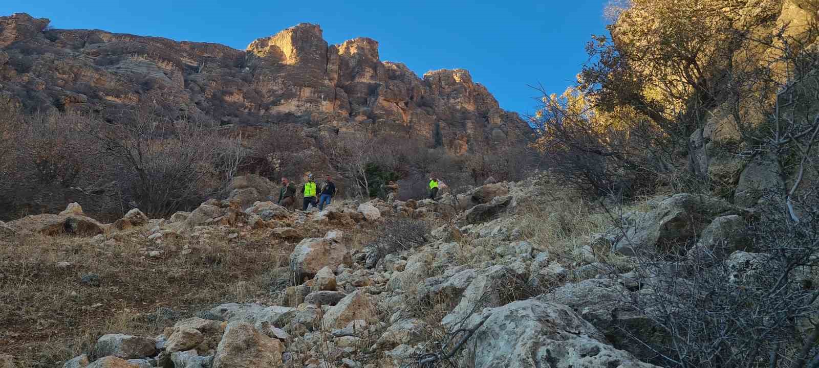 Siirt’te mahsur kalan keçi kurtarıldı
