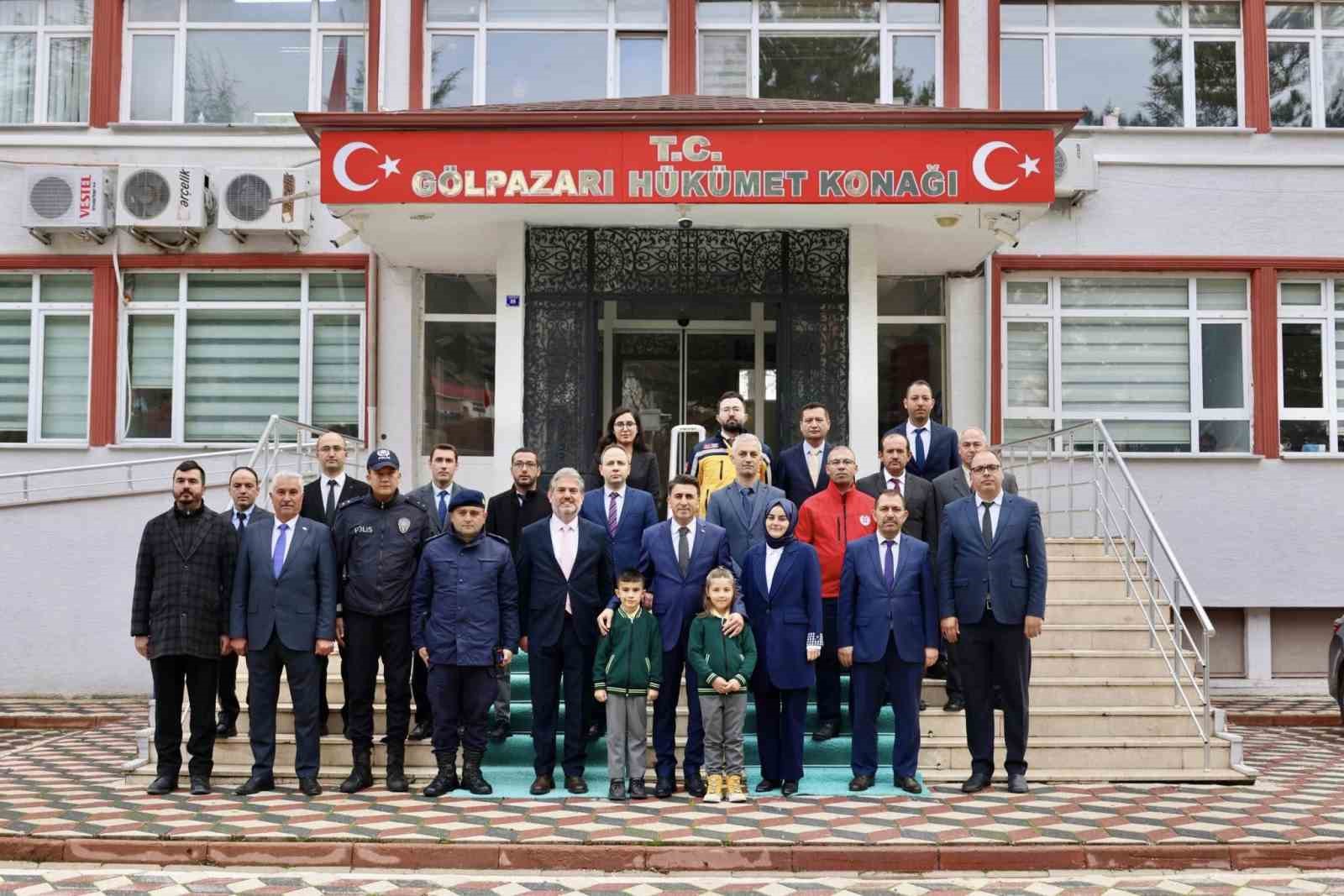 Vali Ayg&ouml;l, kentte yeni g&ouml;reve başlayan kaymakamları ziyaret etti
