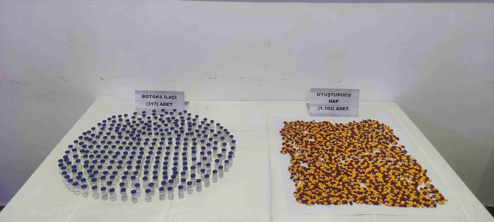 Iğdır&rsquo;da ka&ccedil;ak botoks ilacı ve sentetik hap operasyonu
