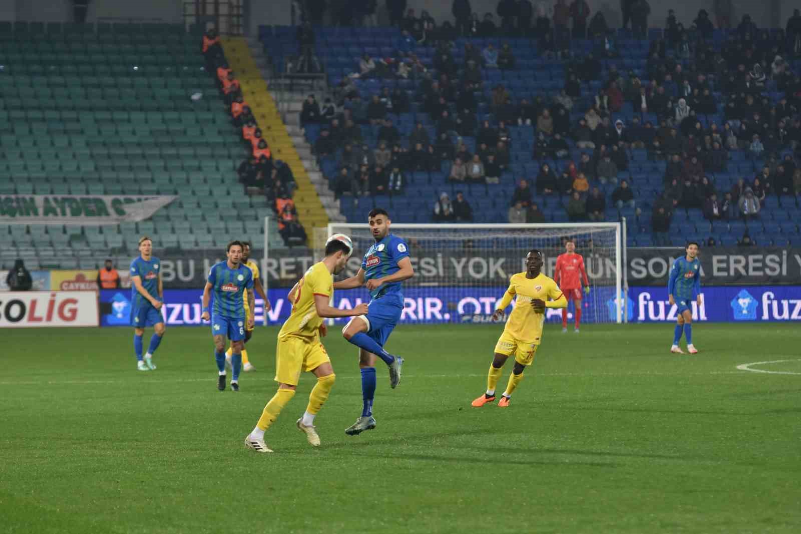 Trendyol S&uuml;per Lig: &Ccedil;aykur Rizespor: 3 - Kayserispor: 0 (Ma&ccedil; sonucu)
