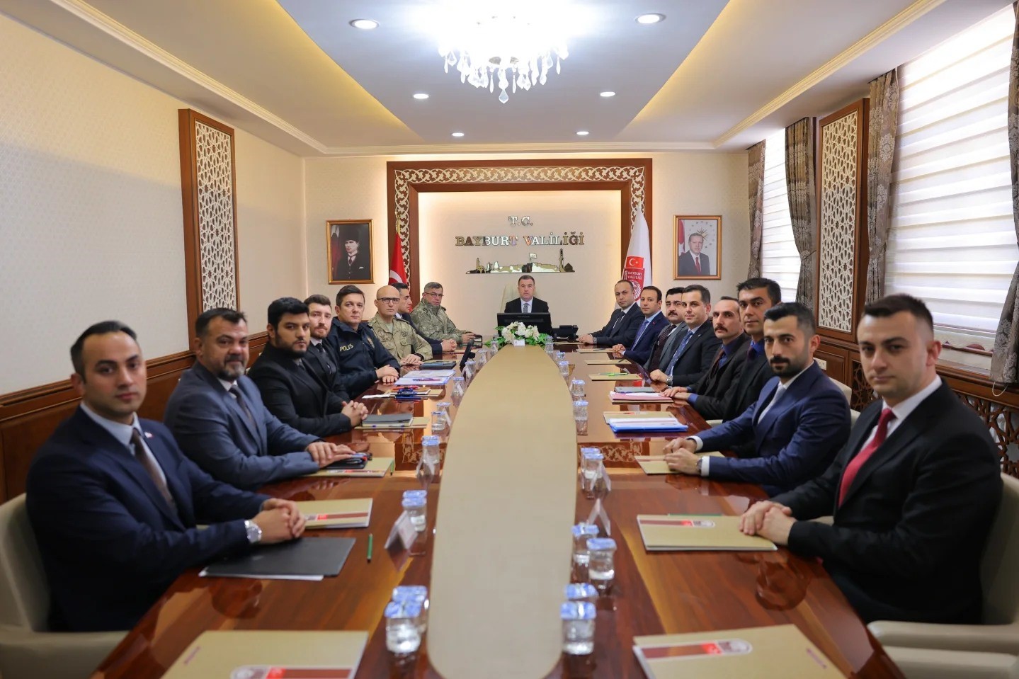 Bayburt’un terör ve asayiş konuları toplantıda görüşüldü
