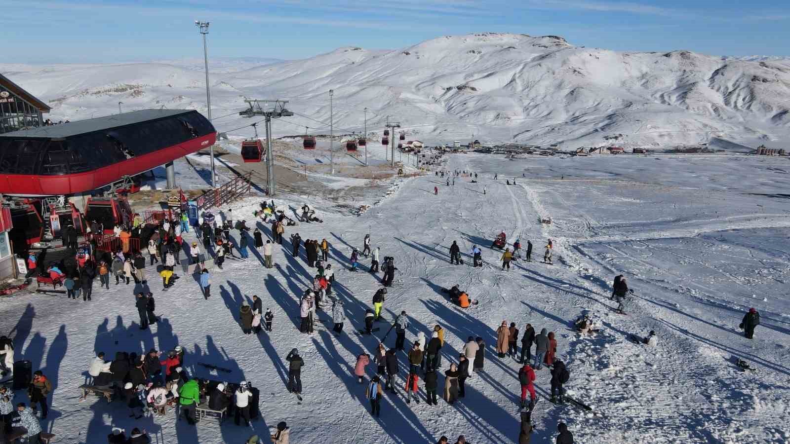 Erciyes hafta sonu 30 bini aşkın misafir ağırladı