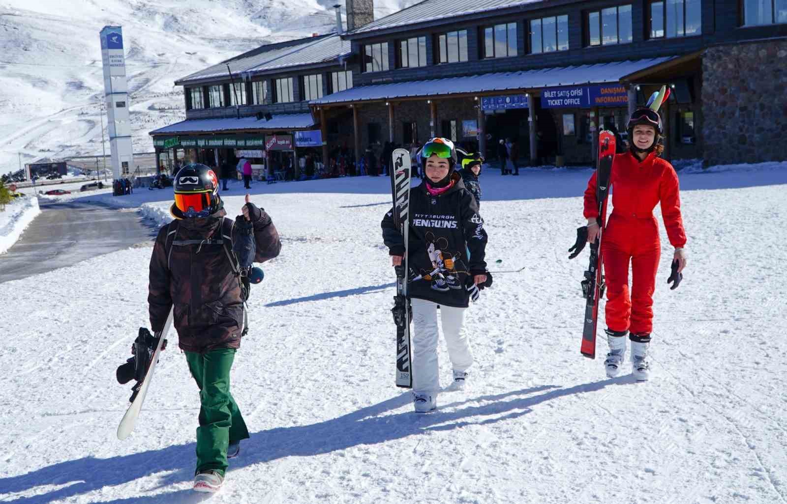 Erciyes hafta sonu 30 bini aşkın misafir ağırladı
