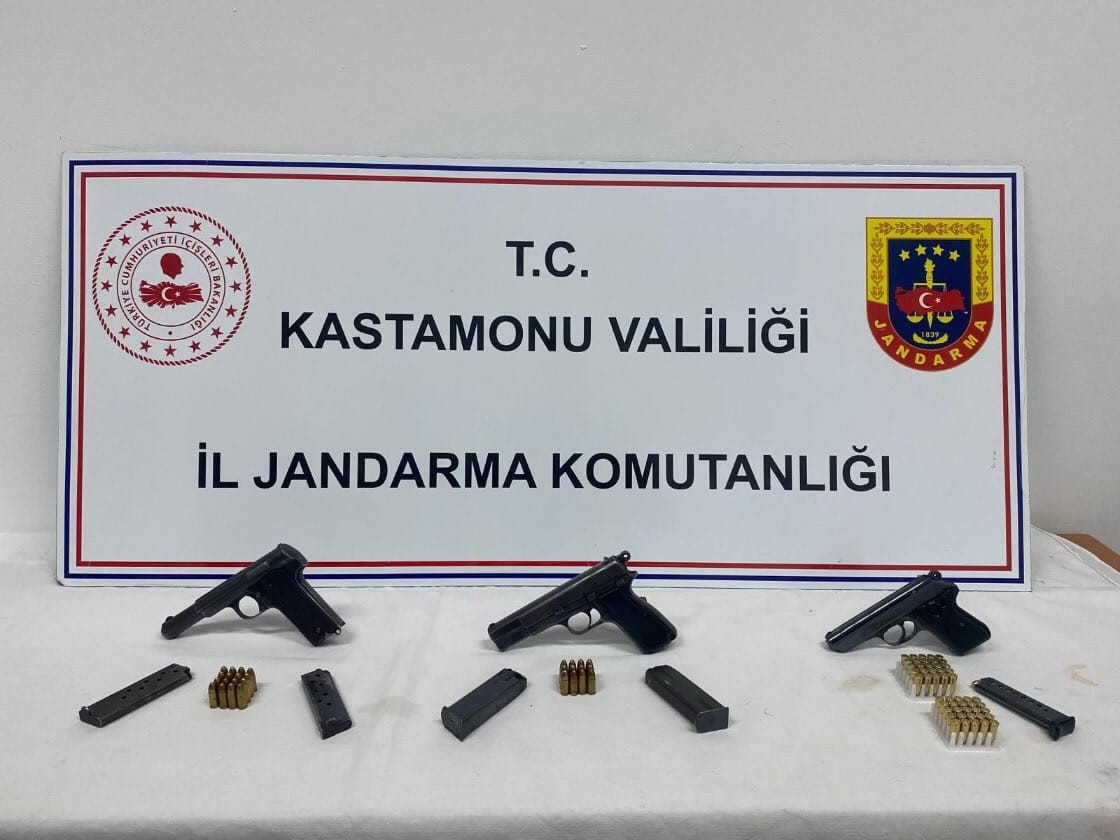 Kastamonu’da kaçak silah operasyonu: 1 gözaltı