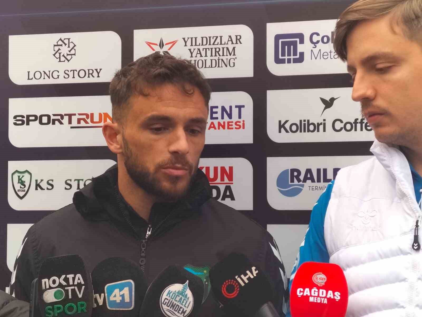 Kocaelisporlu futbolculardan, Yeni Malatyaspor ma&ccedil;ı değerlendirmesi
