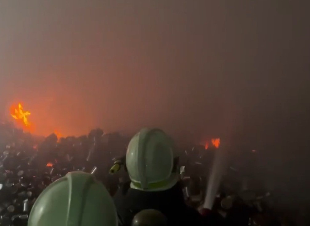 Kahramanmaraş’ta iş yeri yangını