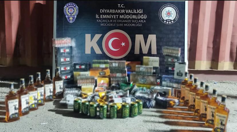 Diyarbakır’da kasım ayında kaçakçılık operasyonlarında 5 şüpheli tutuklandı