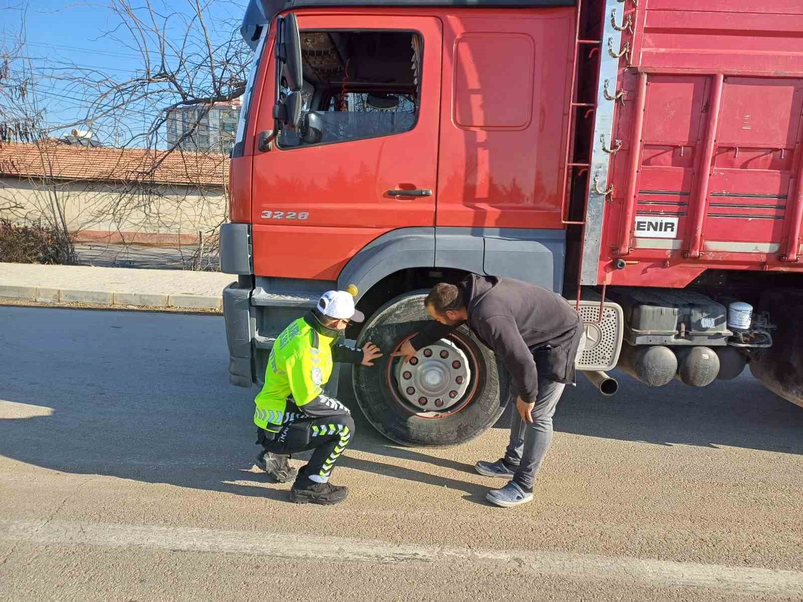 Ereğli’de kış lastiği denetimi