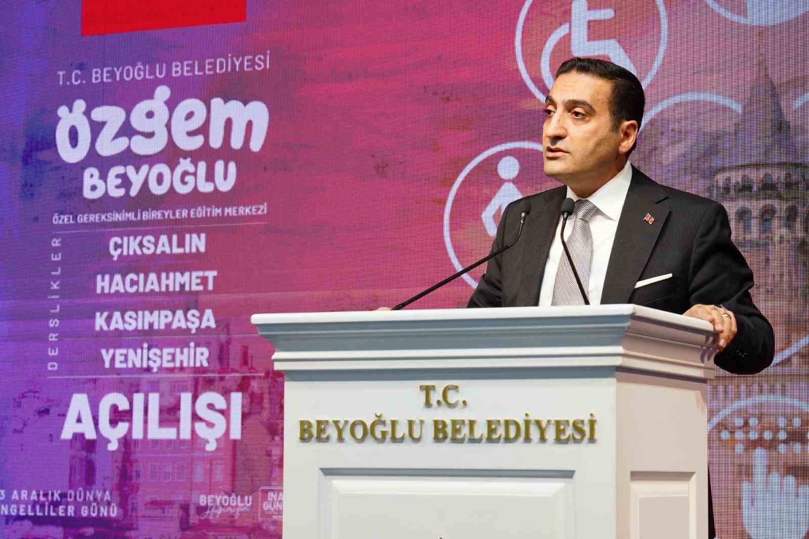 Beyoğlu Belediyesi tarafından "Özel Bireyler Eğitim Merkezi" açıldı
