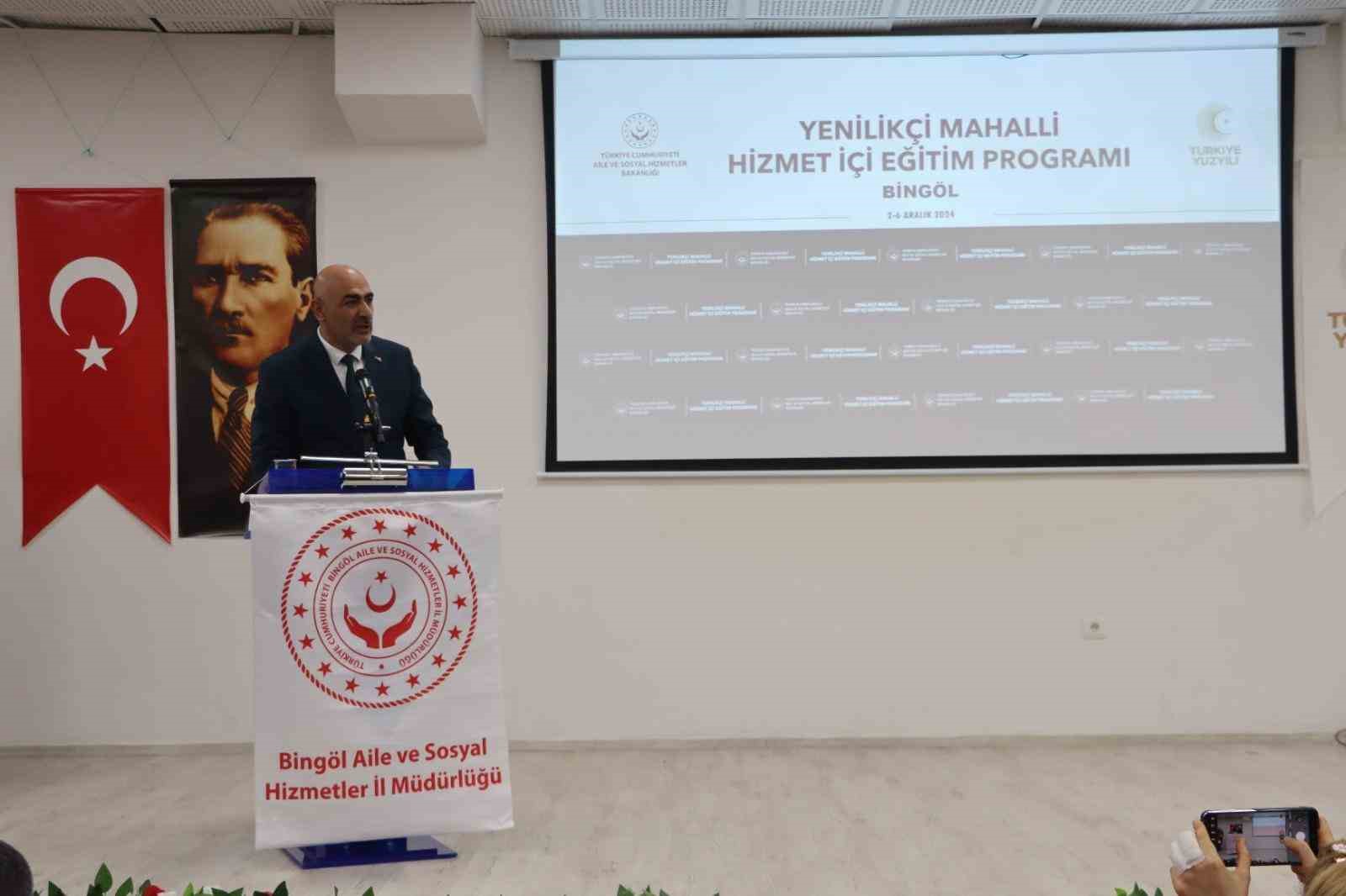 Bing&ouml;l&rsquo;de yenilik&ccedil;i mahalli hizmet i&ccedil;i eğitim programı başladı
