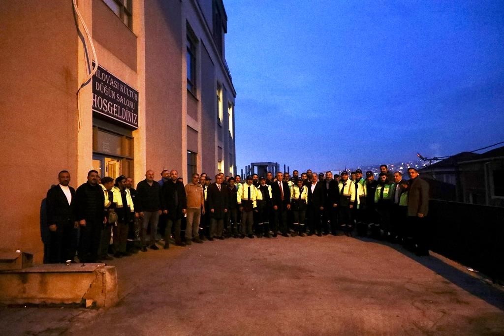 İlçeyi güzelleştiren personellere övgü dolu sözler