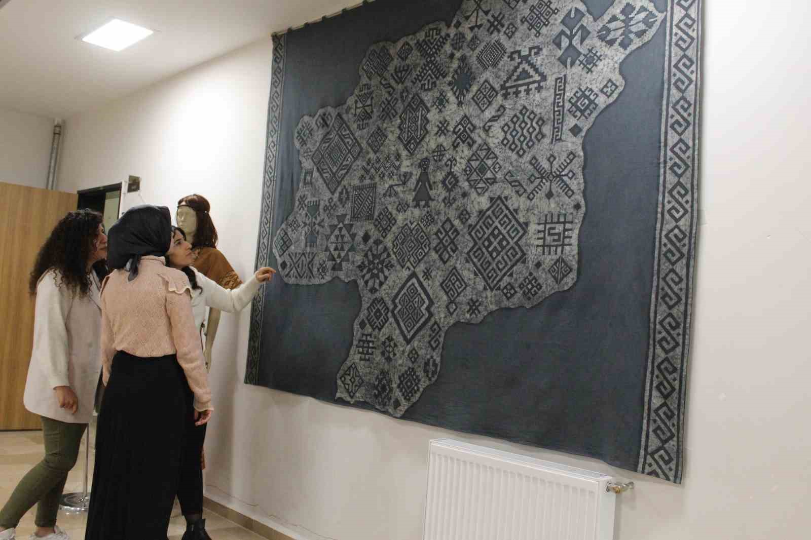 Sivas’ın kilim motifleri haritaya işlendi
