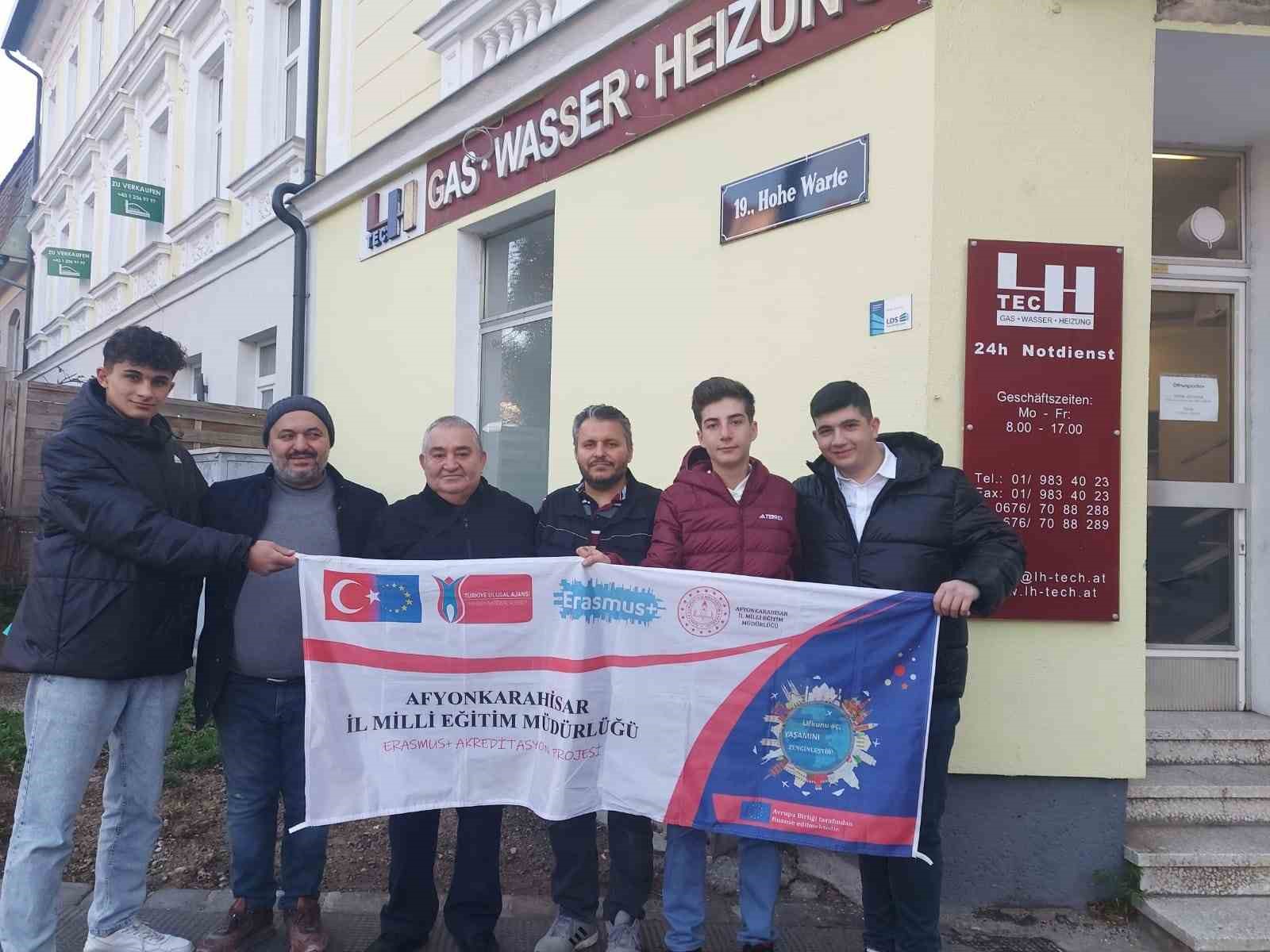 Gazi MTAL öğrencileri staj için Viyana’ya gitti