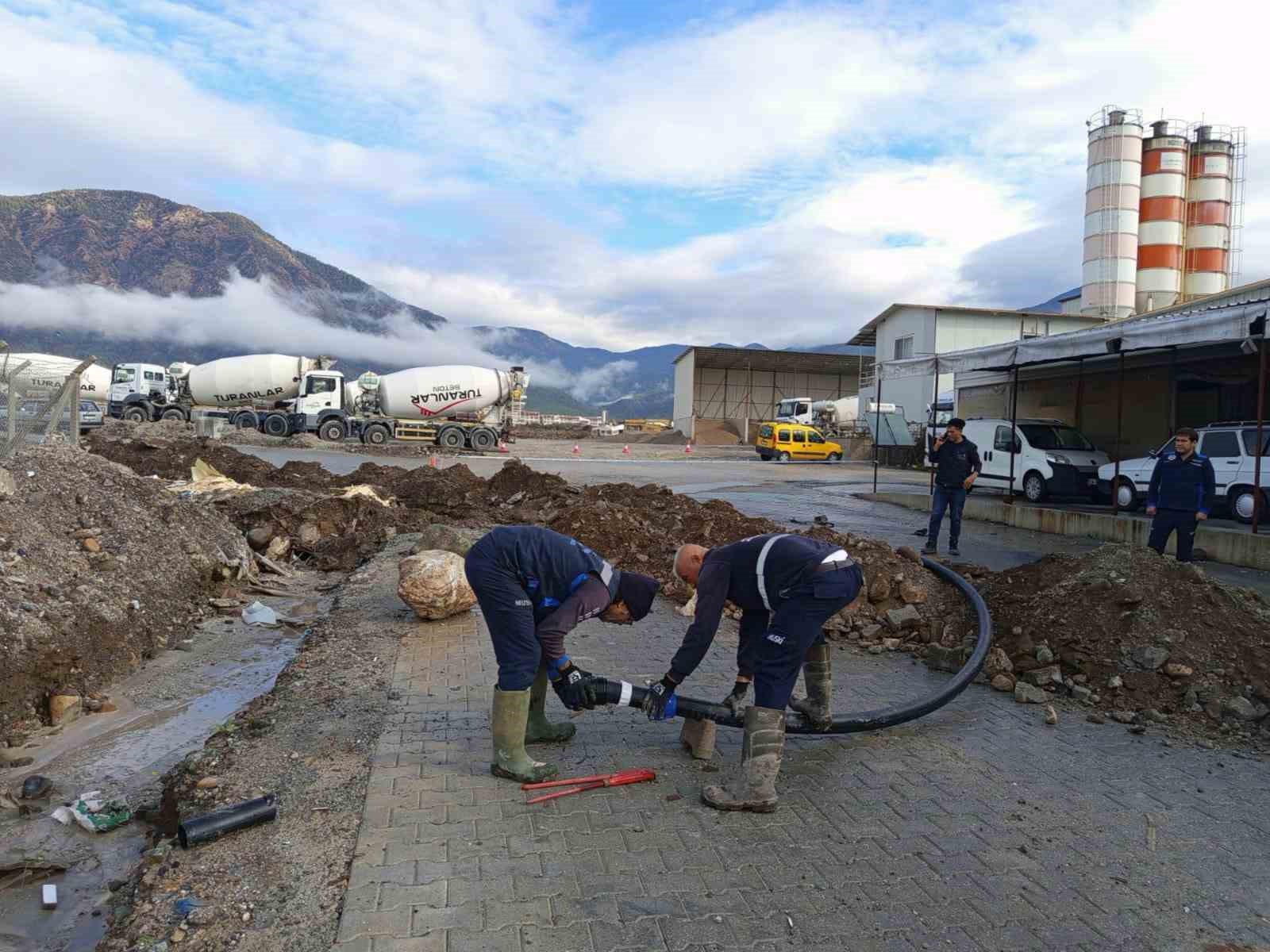 Köyceğiz Sanayi Sitesinin basınç sorunu giderildi
