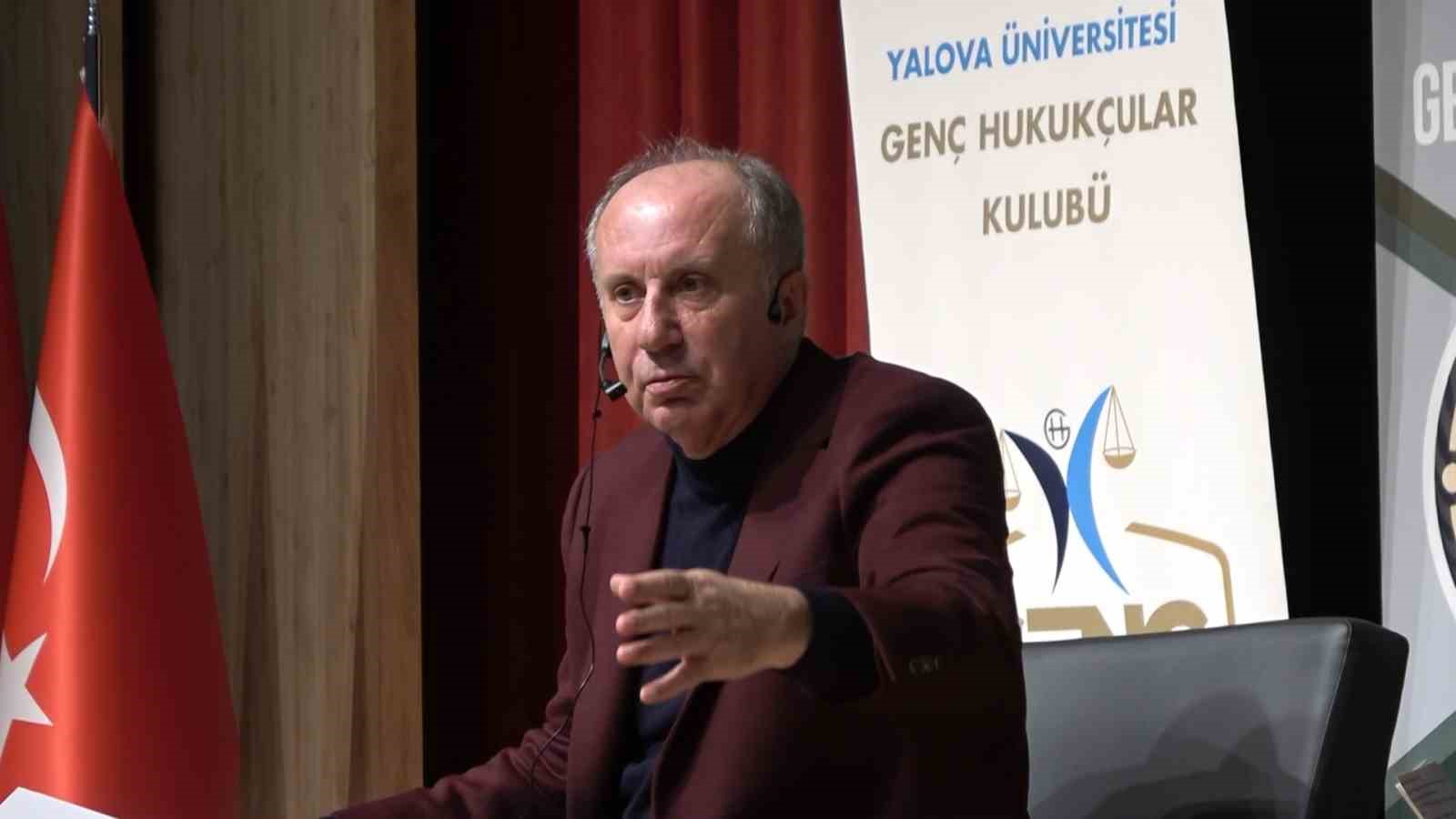 Muharrem İnce: &quot;Bunu Kılıçdaroğlu’na bir destek olarak algılamayın&quot;