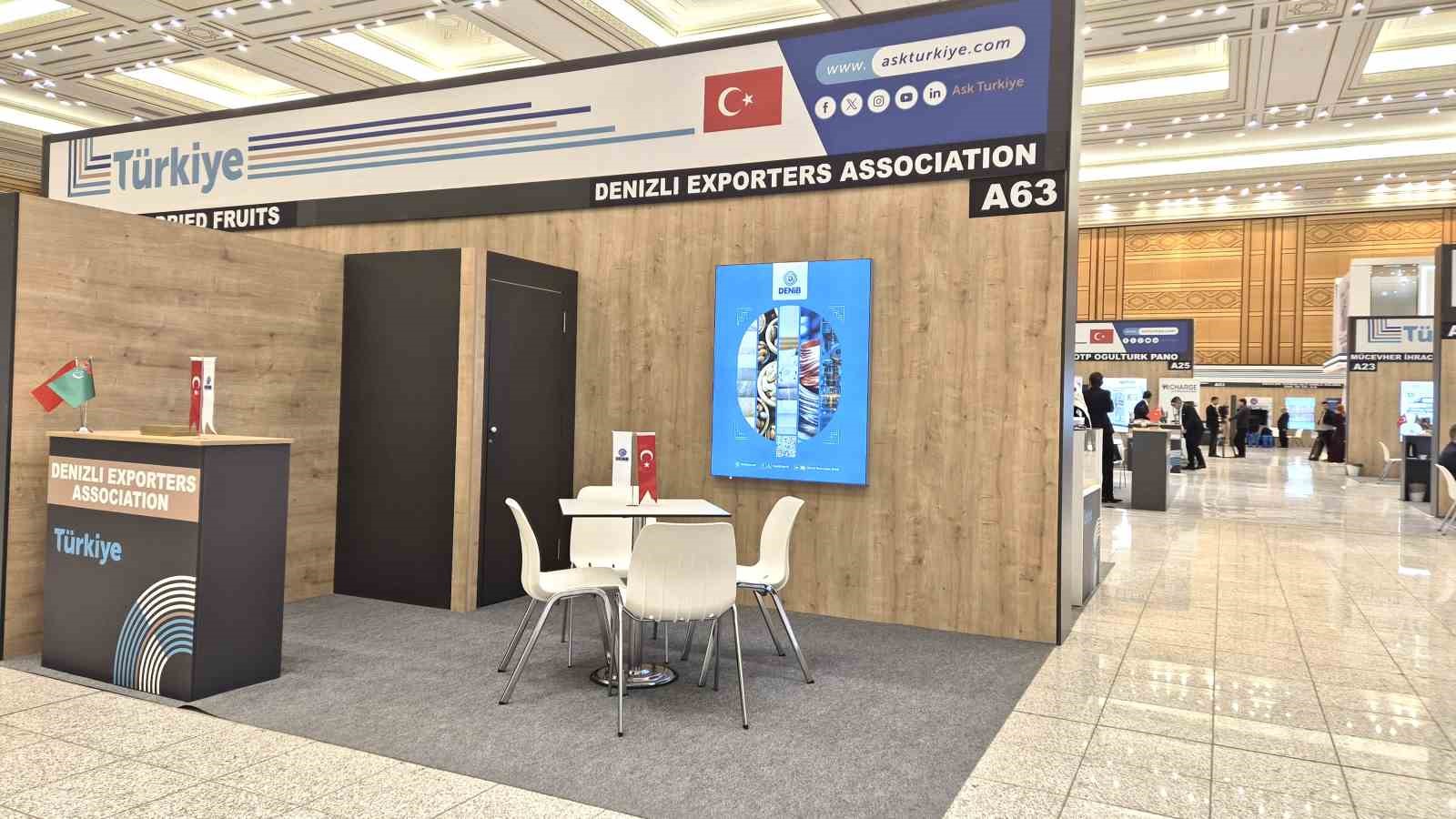 Denizli 11. T&uuml;rkmenistan T&uuml;rk İhra&ccedil; &Uuml;r&uuml;nleri Fuarında tanıtılıyor
