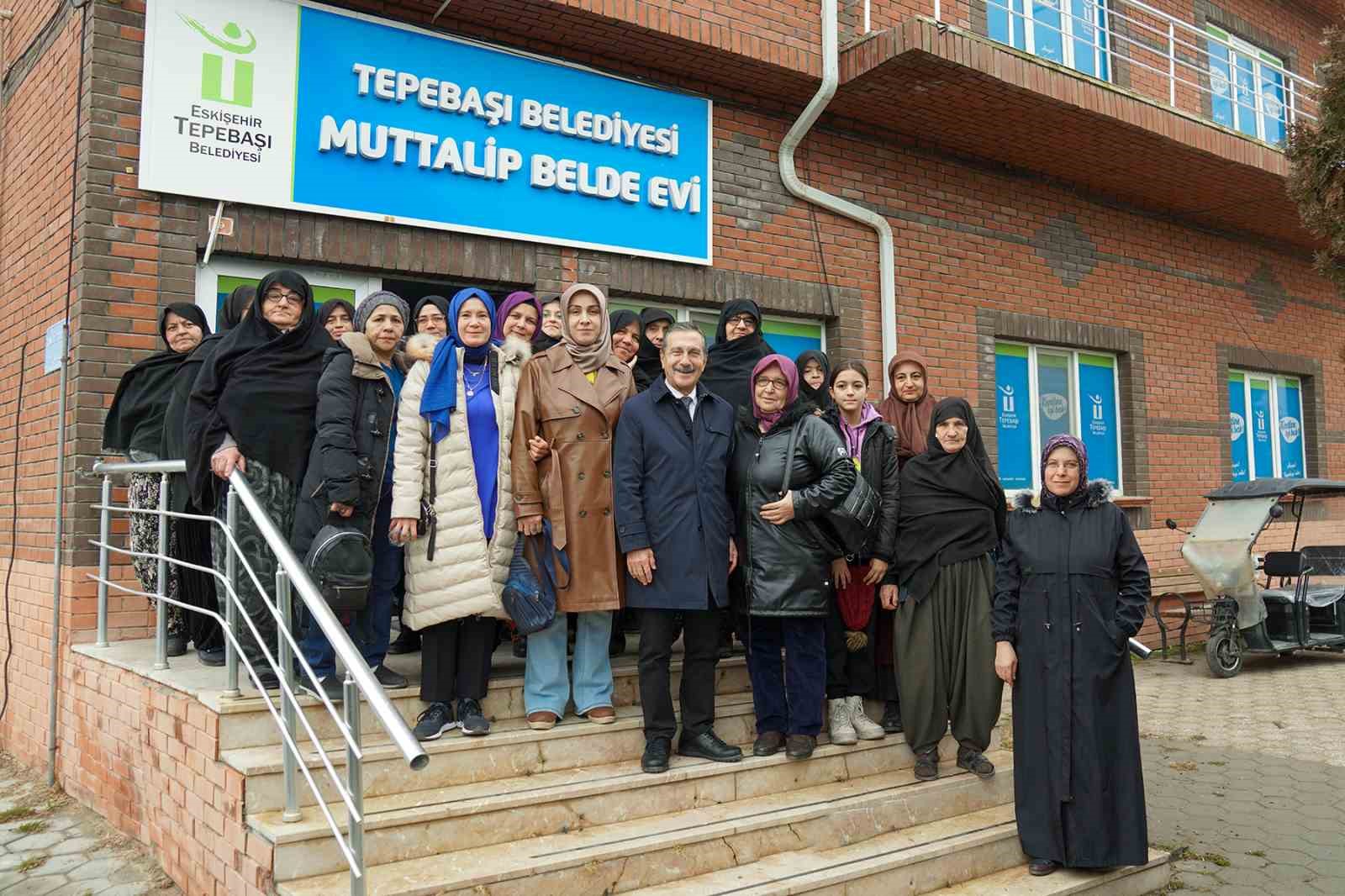 Başkan Ata&ccedil;, Muttalip&rsquo;li kursiyerlerle buluştu
