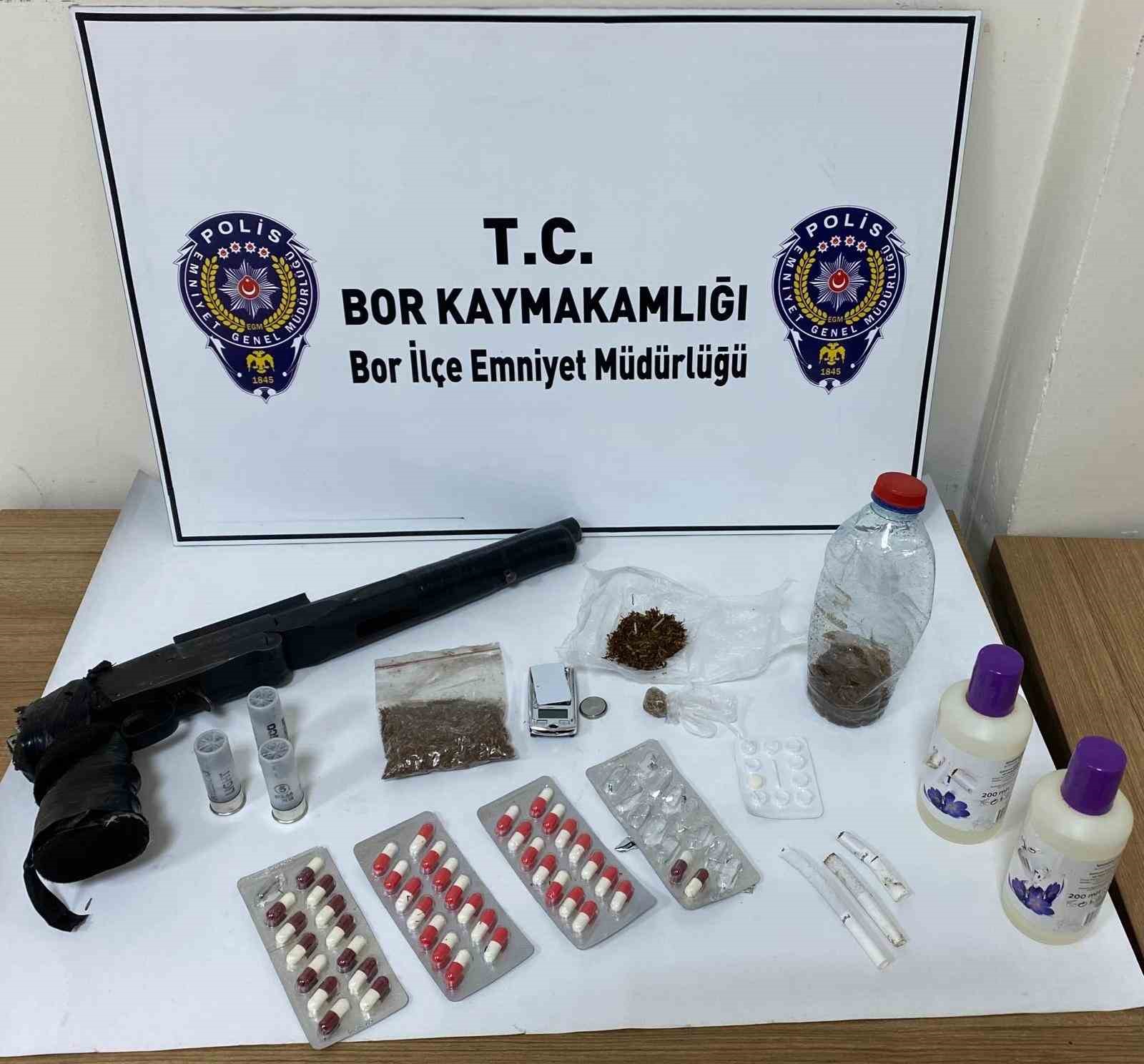 Bor’da uyuşturucu operasyonu: 1 tutuklama