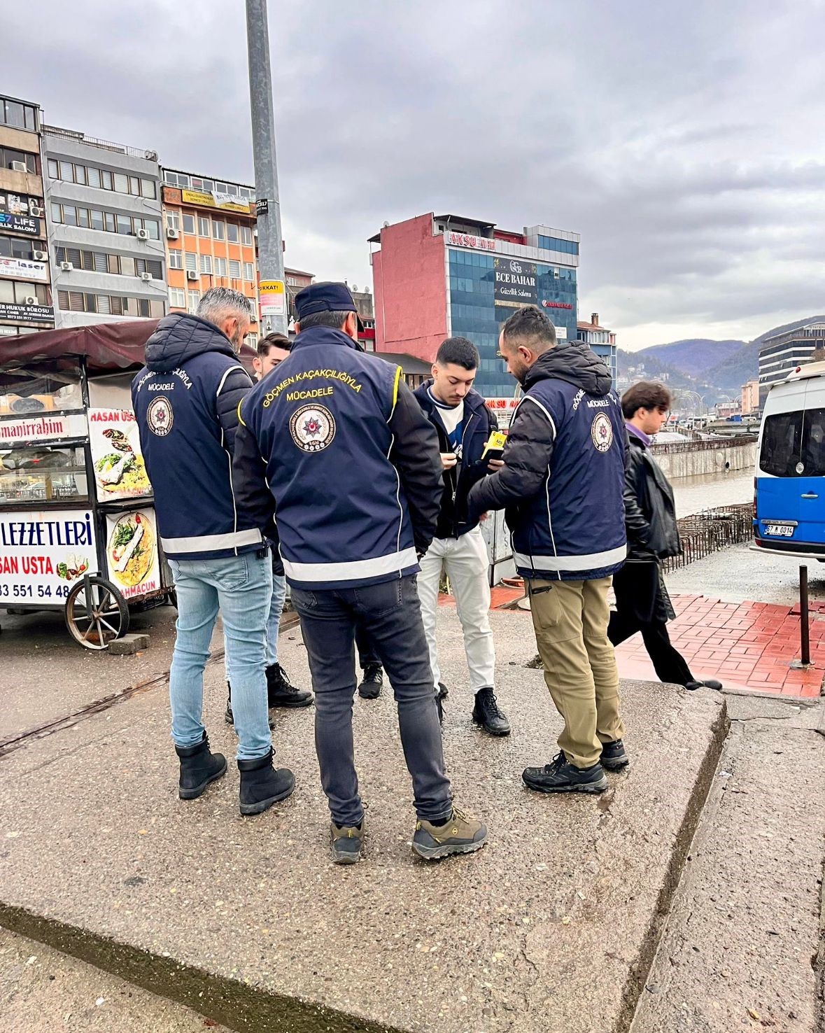 Zonguldak’ta 7 düzensiz göçmen yakalandı