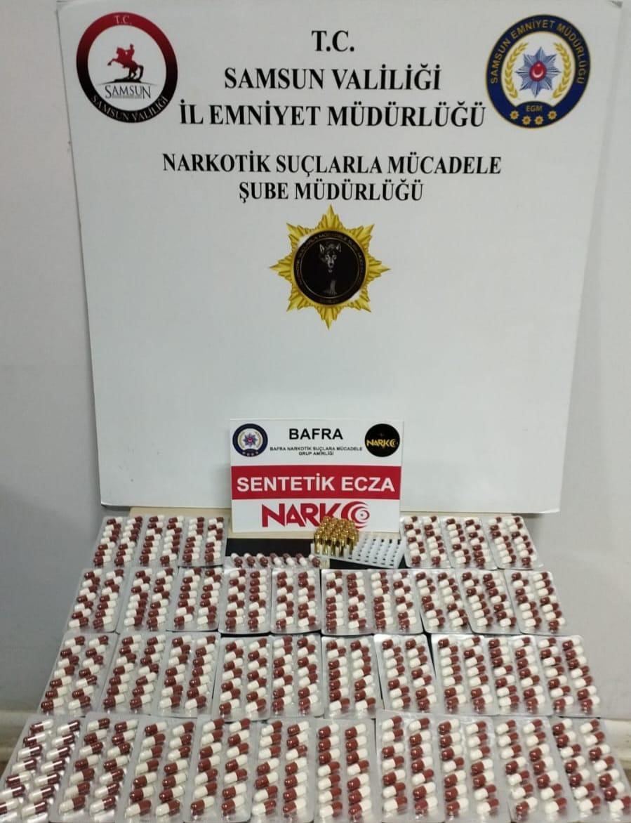 Samsun’da aranan 704 şahıs yakalandı, çok sayıda miktarda madde ele geçirildi
