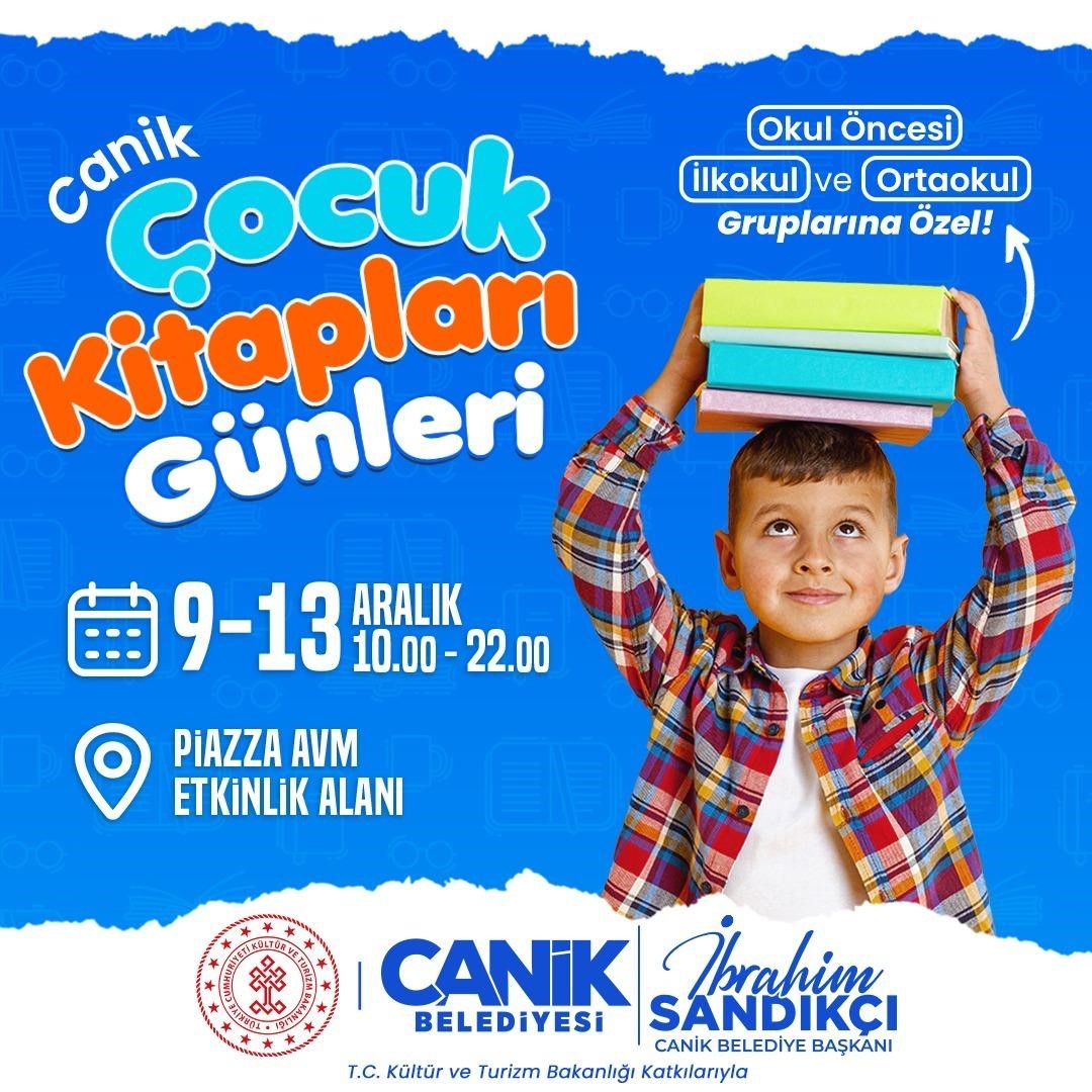 ’Canik Çocuk Kitapları Günleri’ kapılarını ziyaretçilerine açıyor
