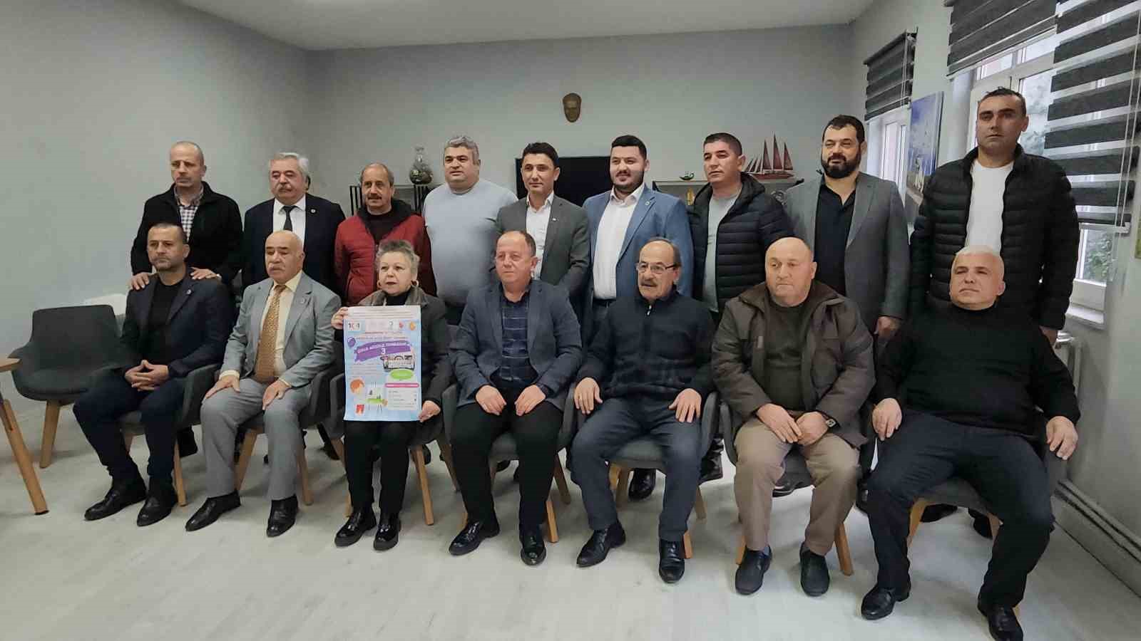 Muhtarların başlattığı projede minik eller Zonguldak’ı resmedecek