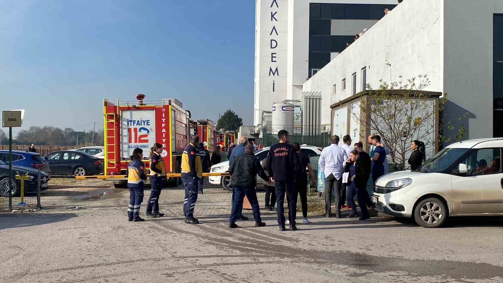 Akademi Hastanesi’nde yangın paniği