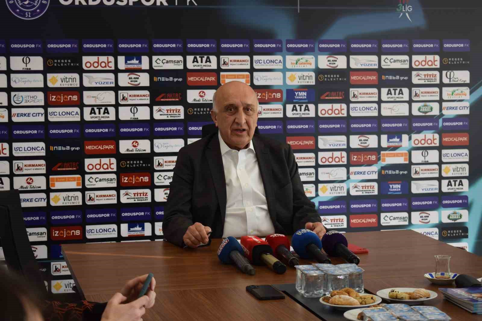 52 Orduspor Futbol Kul&uuml;b&uuml; Başkanı Bodur: &ldquo;Hedef şampiyonluk&rdquo;
