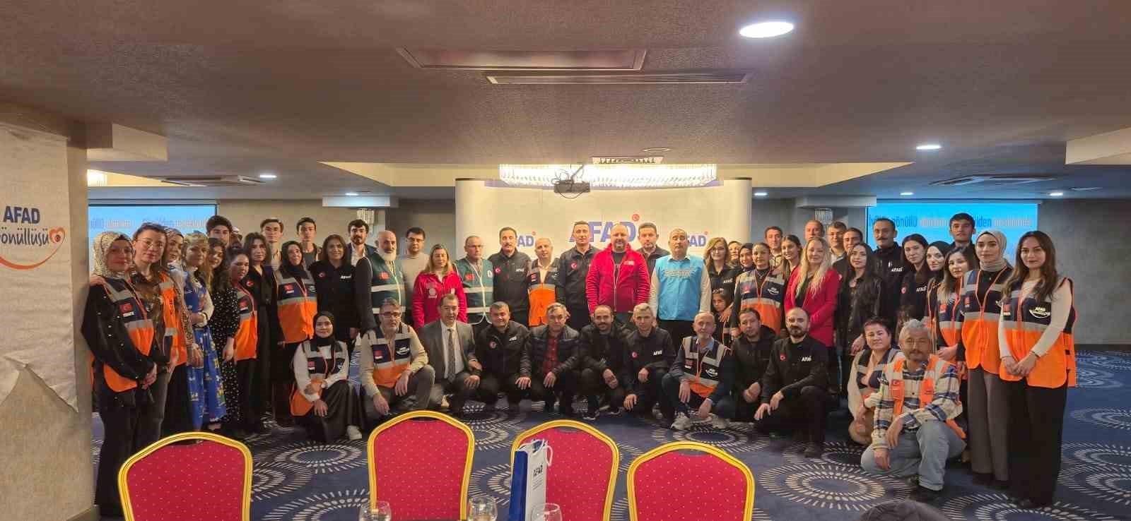 Karaman’da AFAD gönüllüleri "5 Aralık Dünya Gönüllüler Günü’nde buluştu