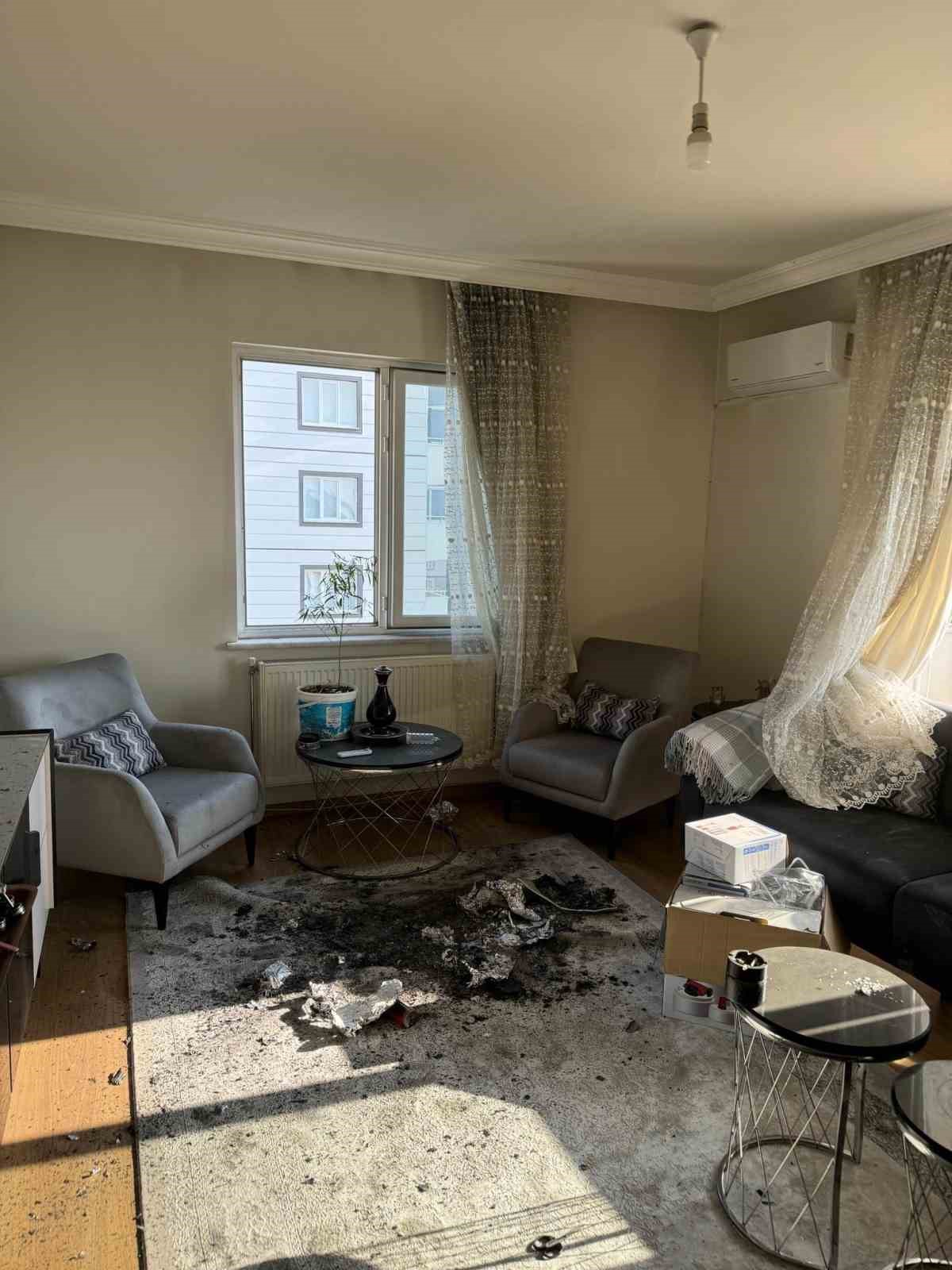 Kahramanmaraş’ta ikamet yangını