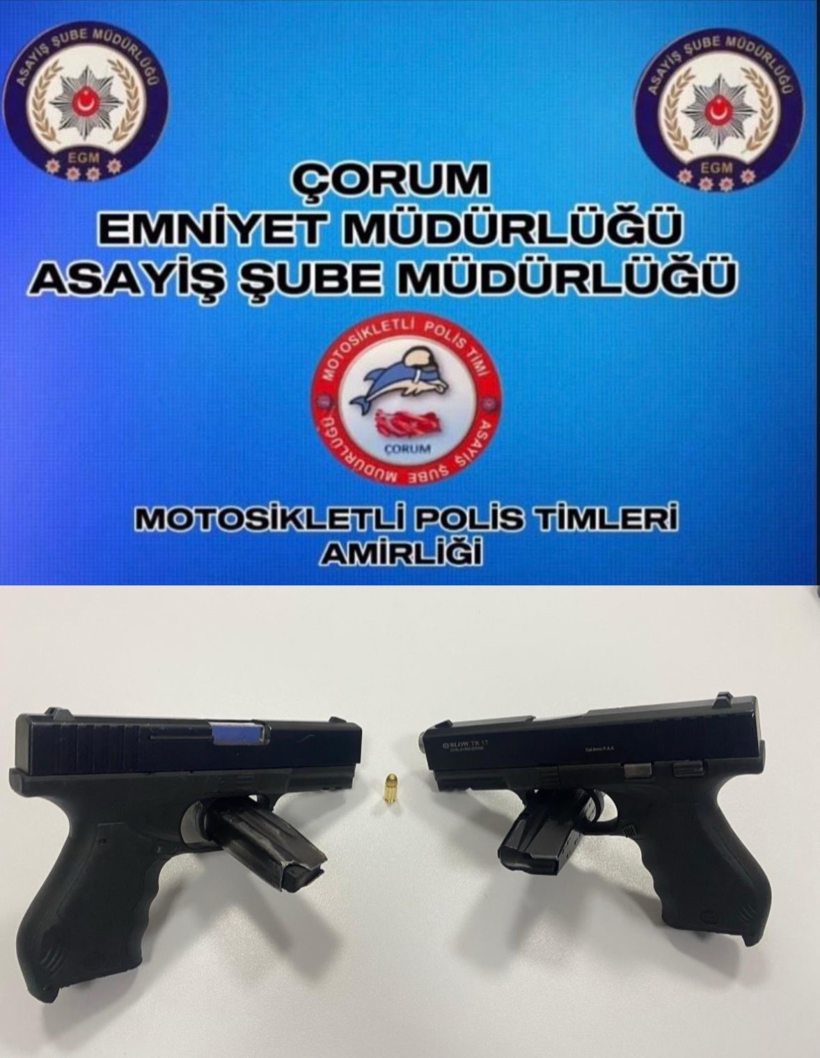 &Ccedil;orum&rsquo;da 23 adet silah ele ge&ccedil;irildi
