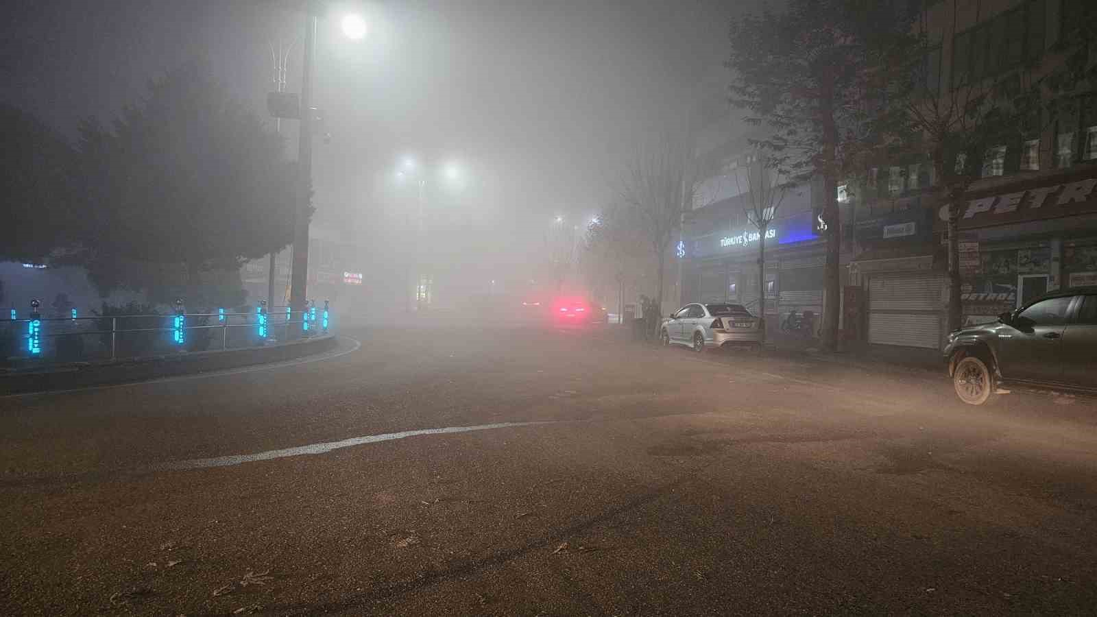 Siirt’te yoğun sis etkisini sürdürüyor
