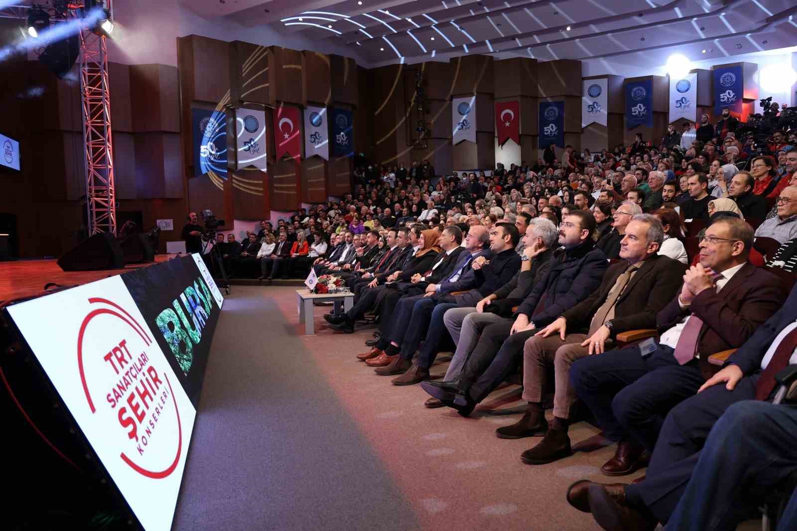 BUÜ, TRT Sanatçıları Şehir Konserleri’nin Bursa ayağına ev sahipliği yaptı
